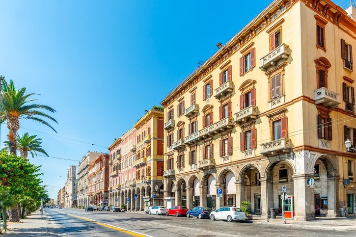 Cagliari - Ulice Via Roma