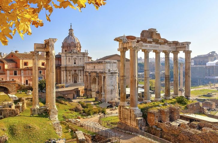 ChatGPT řekl: Forum Romanum v Ríme