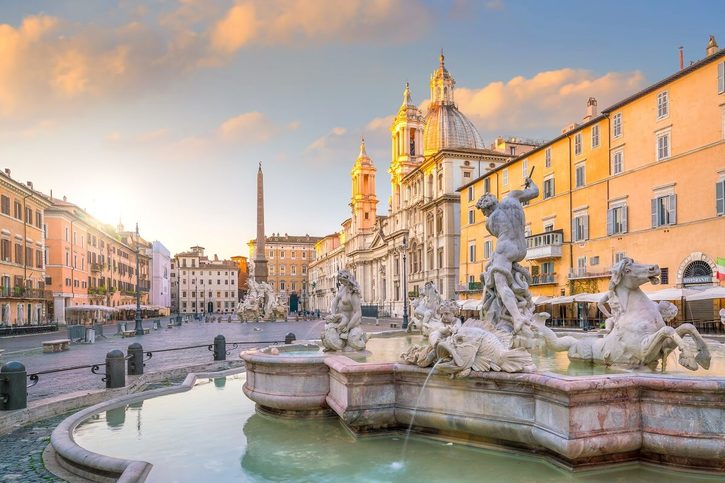 Piazza Navona v Ríme