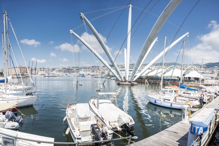 Porto Antico (Starý prístav) a výťah Bigo