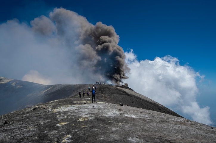 Katánia – Aktívna sopka Etna