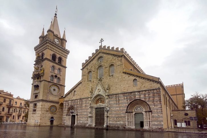 Messina – Katedrála na námestí Piazza Duomo