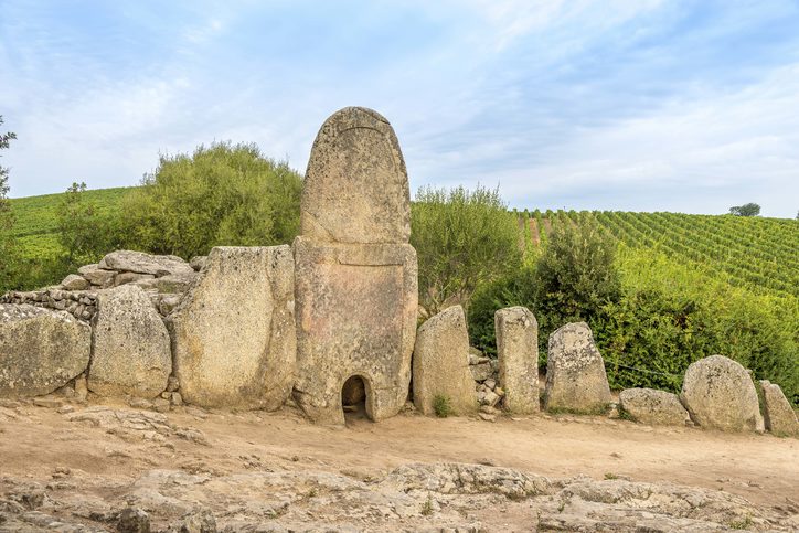 Kamené útvary v Olbii, Sardinie