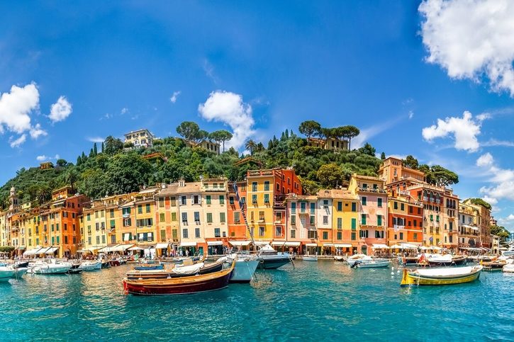 Portofino – pohľad na prístav