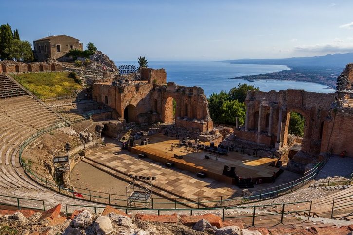 Taormina  - Staroveké divadlo v Taormine 