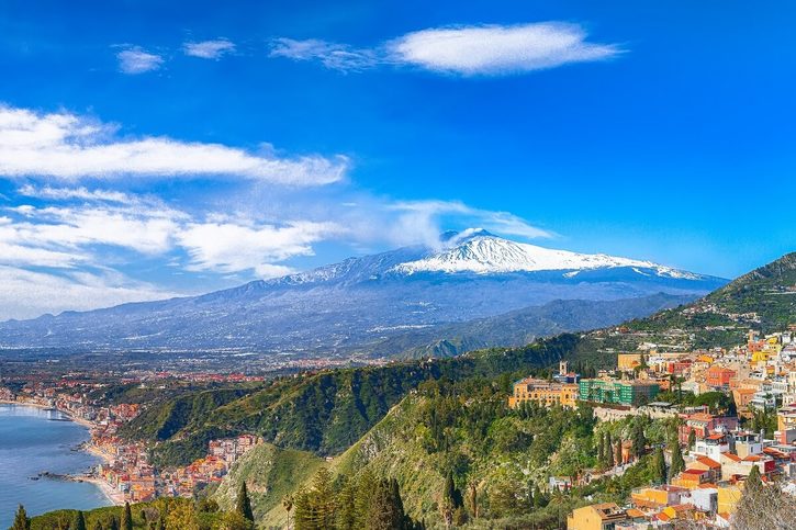 Taormina a sopka Etna