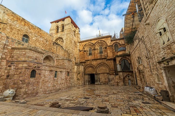 Ashdod – Hlavný vchod do Chrámu Božieho hrobu v Starom Meste v Jeruzaleme