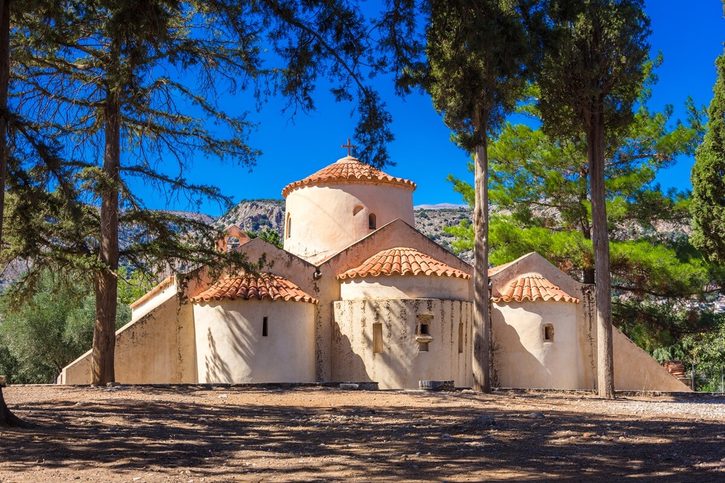 Ágios Nikólaos – Kostol Panagia Kera pri dedine Kritsa.