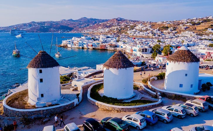 Mykonos - Veterné mlyny
