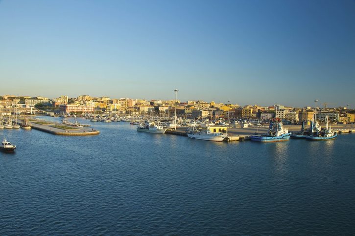 Pohľad na prístav Pireus.