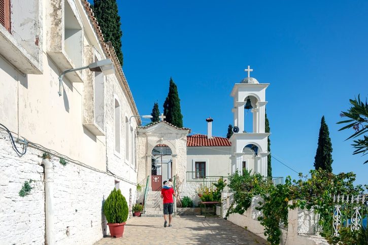 Samos - Kláštor Panagia Spiliani.