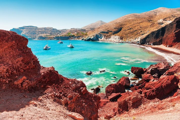 Santorini - Červená pláž  