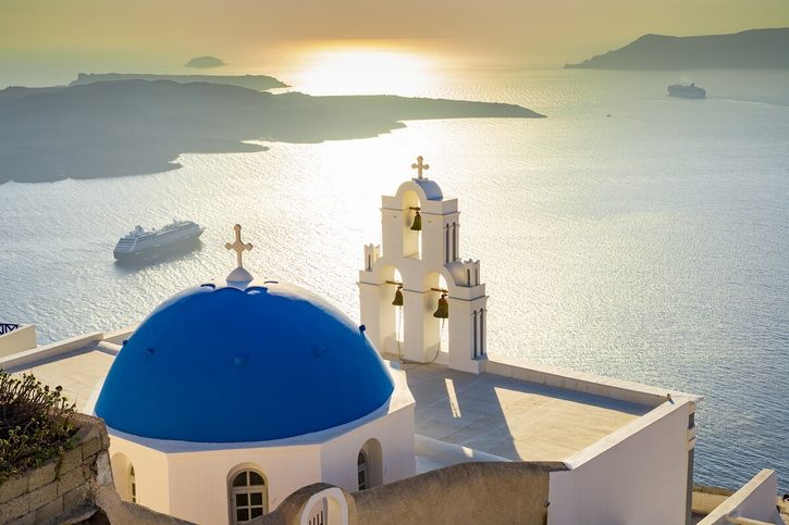 Santorini - Three Bells of Fira