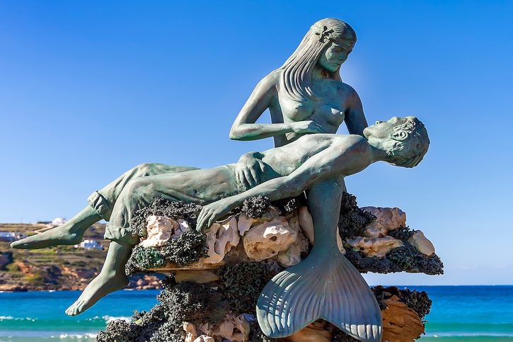 Syros - Socha Morskej panny