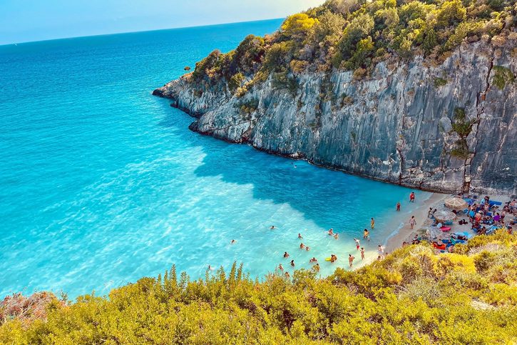 Zakynthos - Pláž Xigia Zakynthos - Pláž Xigia