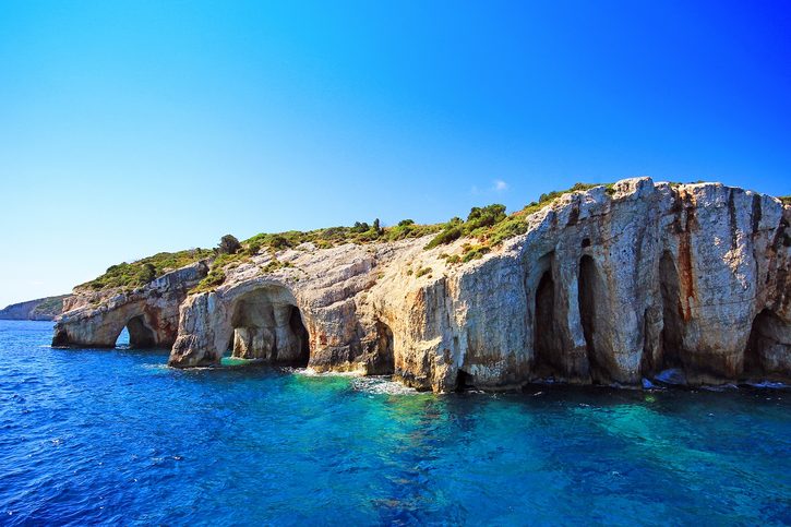 Zakynthos - Modré jaskyne Zakynthos - Modré jaskyne