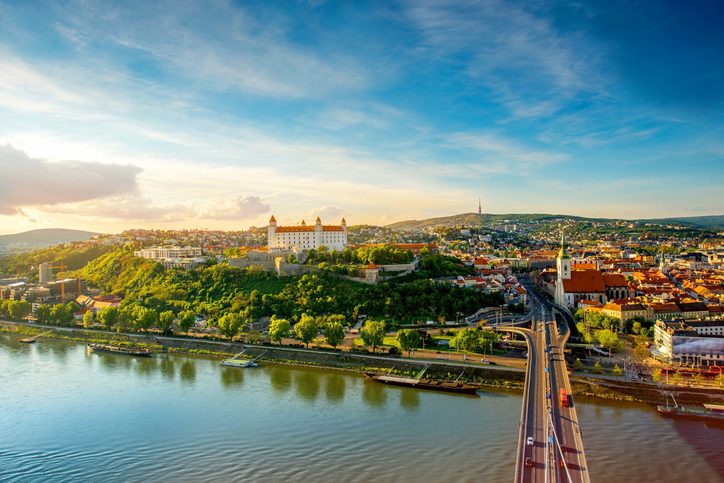 Bratislava - historické centrum s hradem nad Dunají, Bratislava