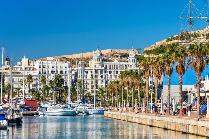 Alicante - Prístav v Alicante 