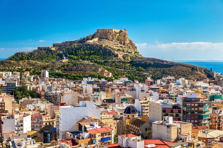 Alicante - Hrad Santa Bárbara 