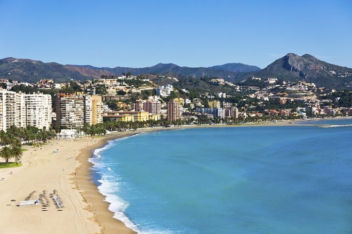 Málaga - Pohled na pobřeží 