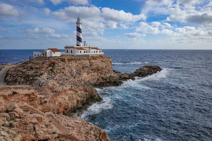 Mahon – maják Far de Cala Figuera