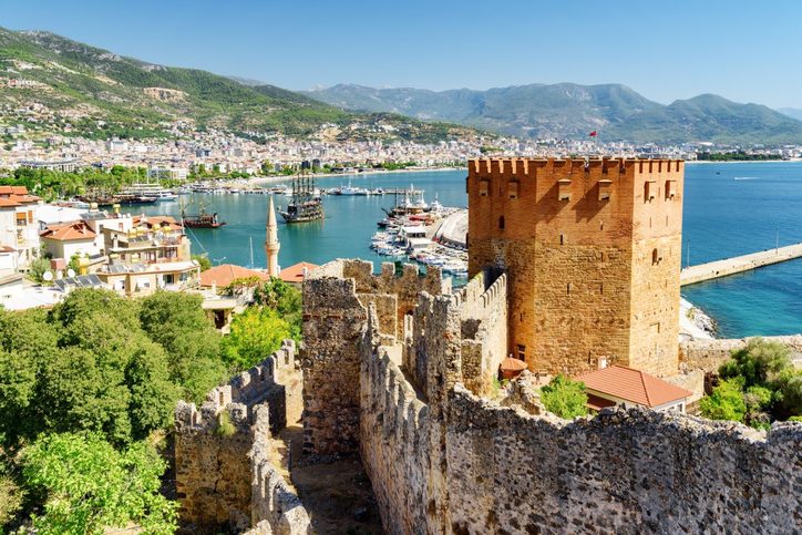 Alanya - Červená veža (Kızıl Kule)