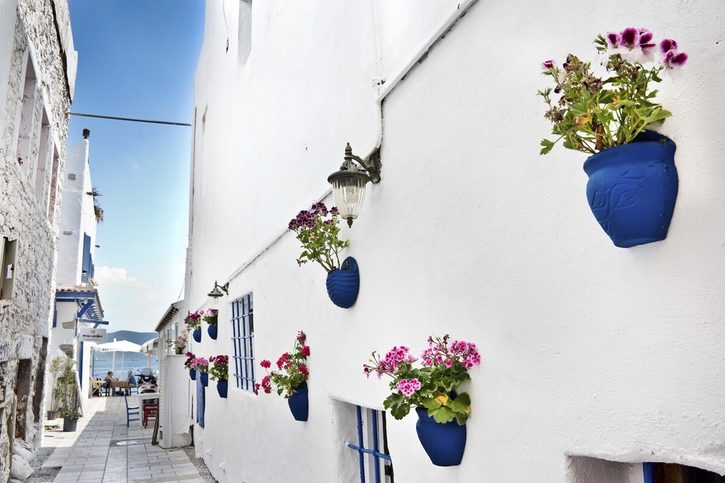 Bodrum – Úzka ulička v centre mesta Bodrum – Úzka ulička v centre mesta
