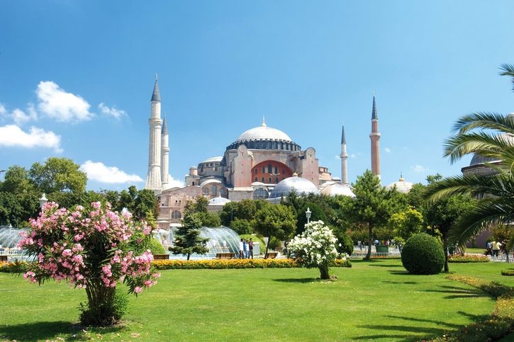 Istanbul - Modrá mešita (Sultanahmet Camii) 