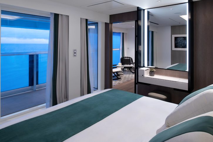 Royal Suite, ložnice - Celebrity Edge