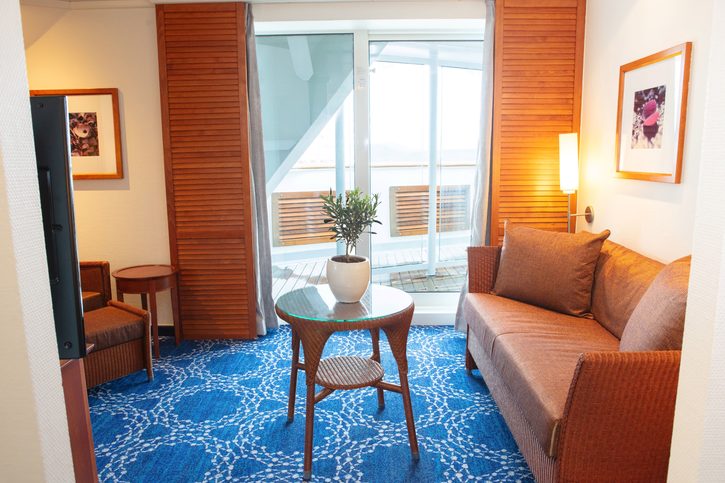 Apartmá Grand Dream Suite (SG), obývací část - Celestyal Discovery