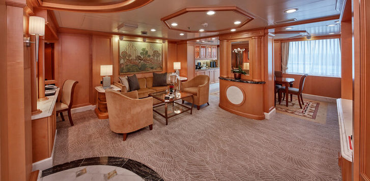 Master Suite, obývací část - Queen Elizabeth