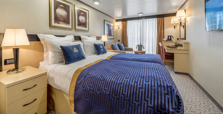 Kajuta s balkonem - Queen Elizabeth