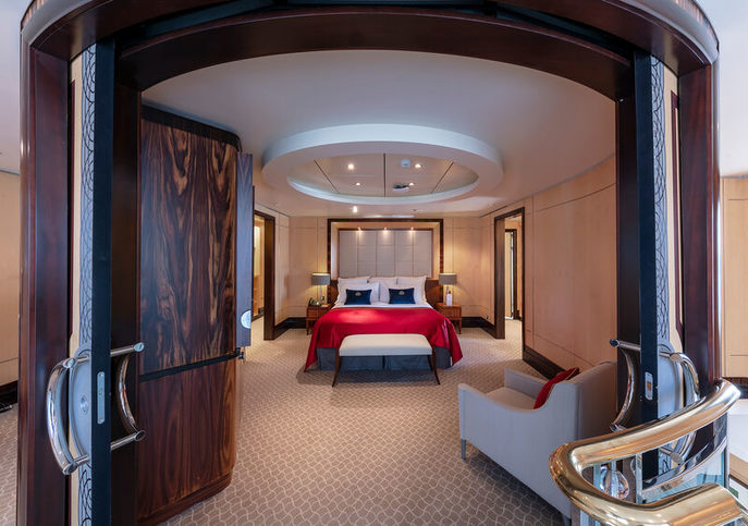 Grand Duplex Suite, ložnice - Queen Mary 2