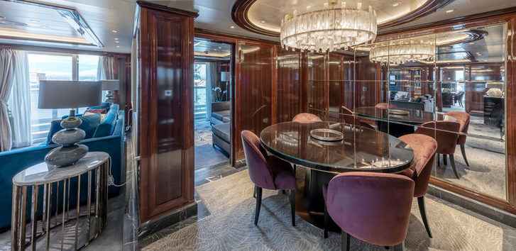 Grand Suite, jídelní část - Queen Victoria