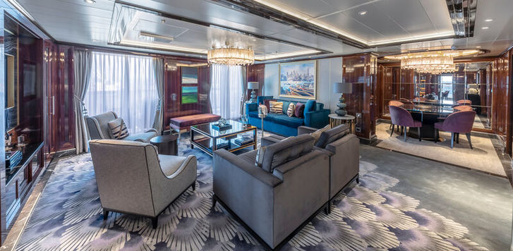 Grand Suite, obývací část - Queen Victoria