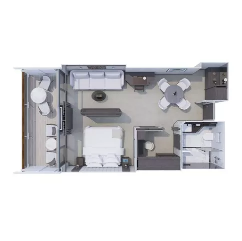 Deluxe Penthouse, plánek - Explora I