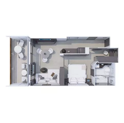 Premier Penthouse, plánek - Explora I