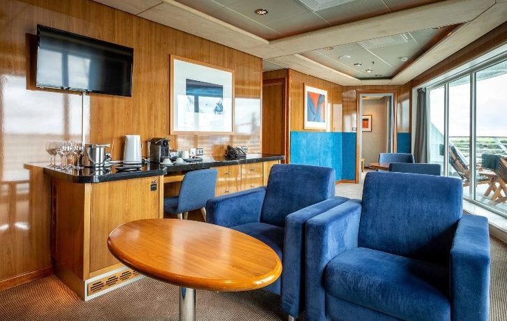 Owner´s Suite, obývací část - Midnatsol