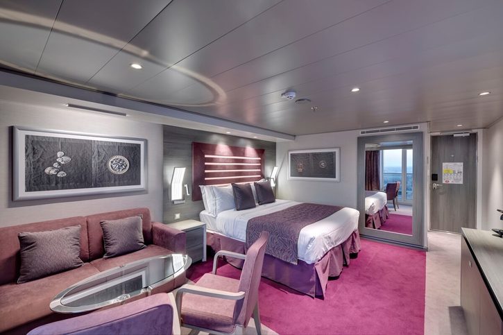 Štvorlôžkové apartmá Yacht Club Deluxe Suite (YC1) – MSC Bellissima