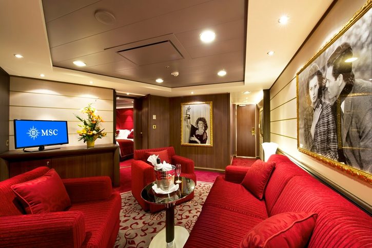 Rodinné apartmá Yacht Club Executive (YCT) – MSC Divina