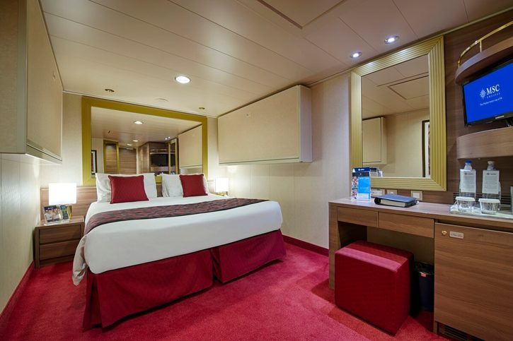 Štvorlôžková vnútorná kajuta – MSC Divina