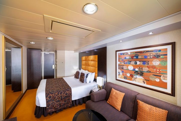 Štvorlôžková kajuta s balkónom, interiér – MSC Fantasia