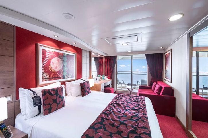 Kajuta Deluxe s balkónom s čiastočne obmedzeným výhľadom - MSC Magnifica