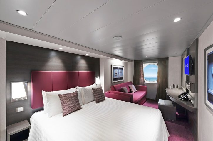 Štvorlôžková kajuta s oknom – MSC Meraviglia