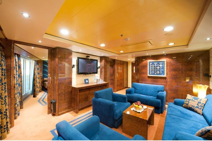 Třílůžkové Rodinné apartmá Executive Suite (YC2) - MSC Splendida