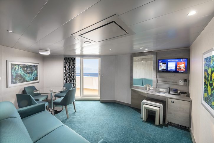 Apartmá Grand Suite Aurea s terasou a vířivkou (SXJ) - MSC Virtuosa