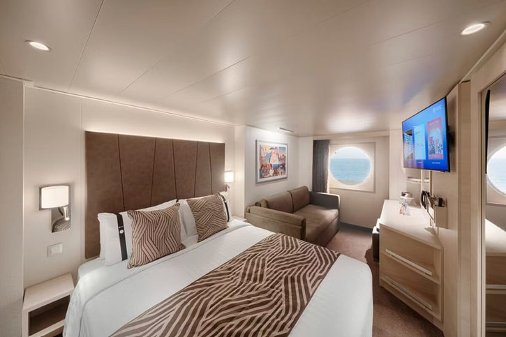 Štvorlôžková kajuta Deluxe s oknom – MSC World America