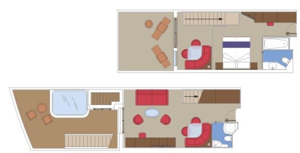 MSC Yacht Club Duplex, plánek - MSC World Europa