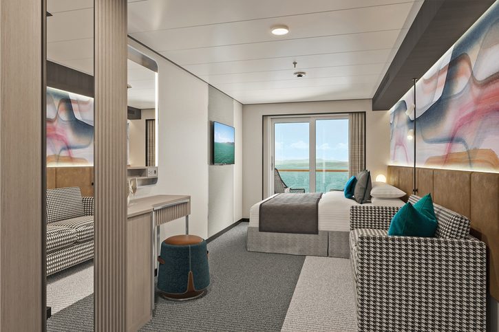 Kajuta Solo s balkónom (BT) - Norwegian Aura