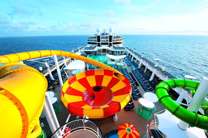 Aquapark, tobogány - Norwegian Epic